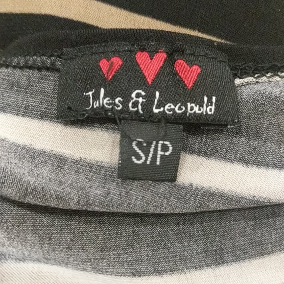 Jules & Leopold striped 3/4 sleeve top - Picture 4 of 4